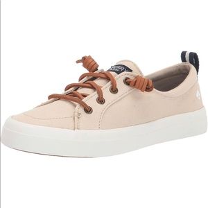 Sperry Women's Crest Vibe Sneaker, Oat Linen